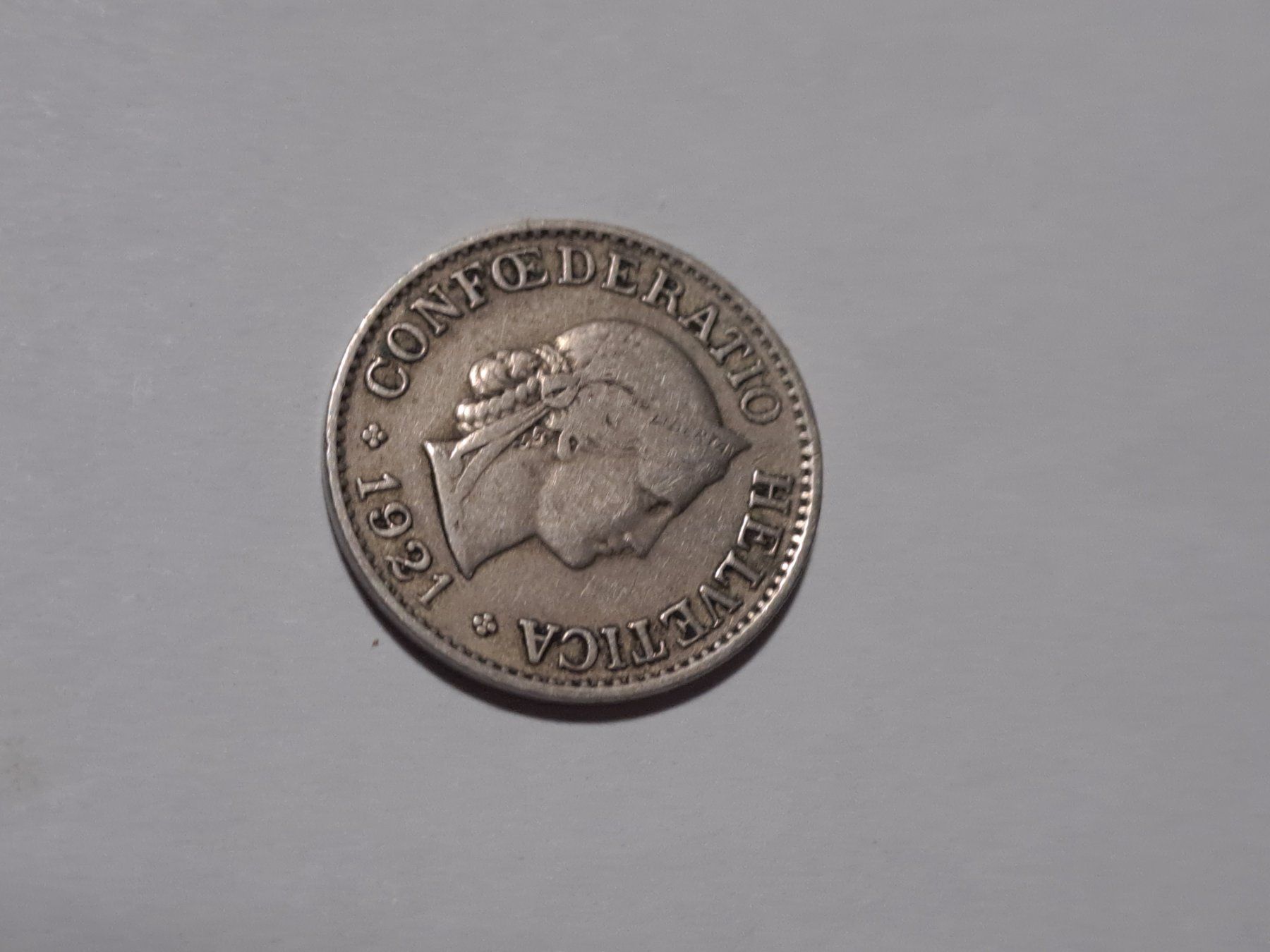 Alle Münzen: 10.- Rappen 1921 – Gebraucht aus Bitsch von jajo79076 8