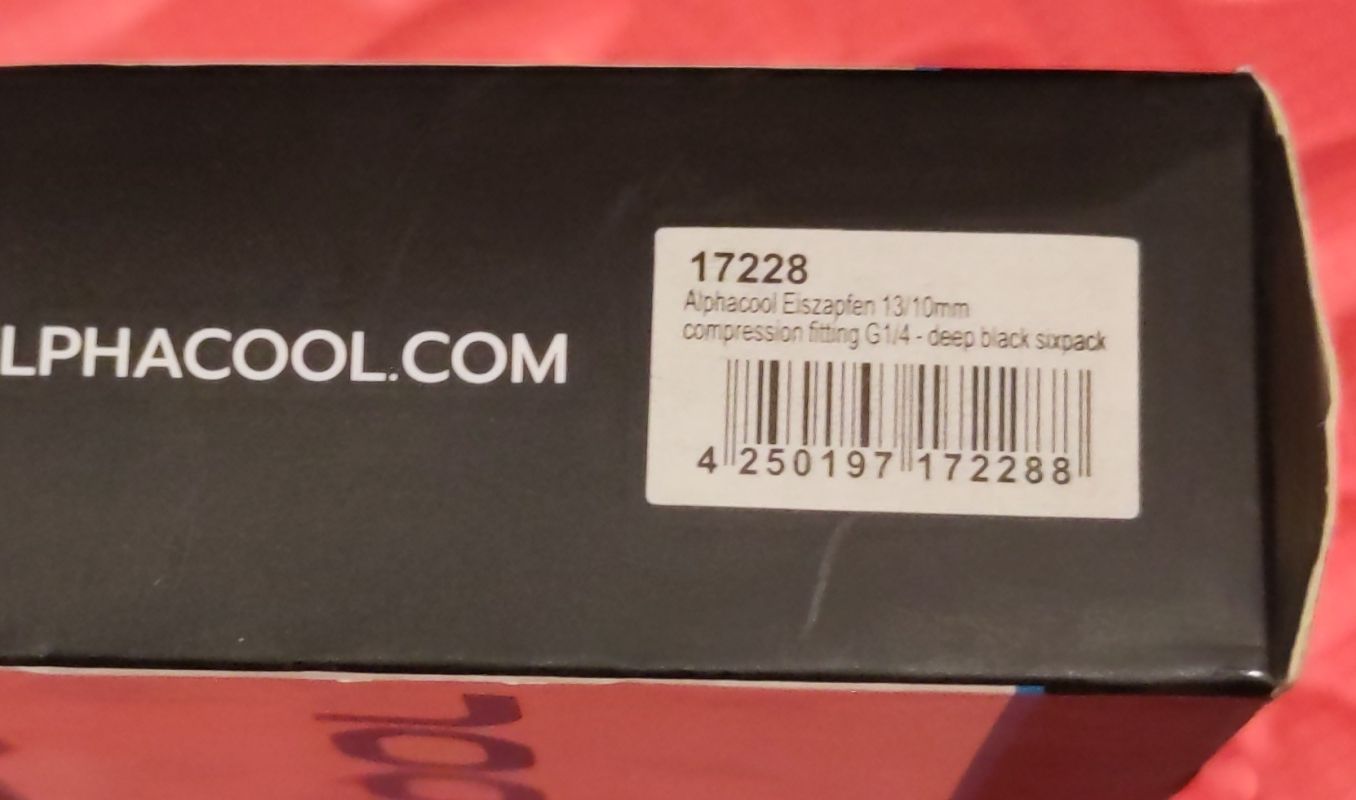 PCs: Alphacool Eiszapfen 13/10mm - Neu, ungebraucht! – Neu und originalverpackt aus Hochfelden von Fusion_Print