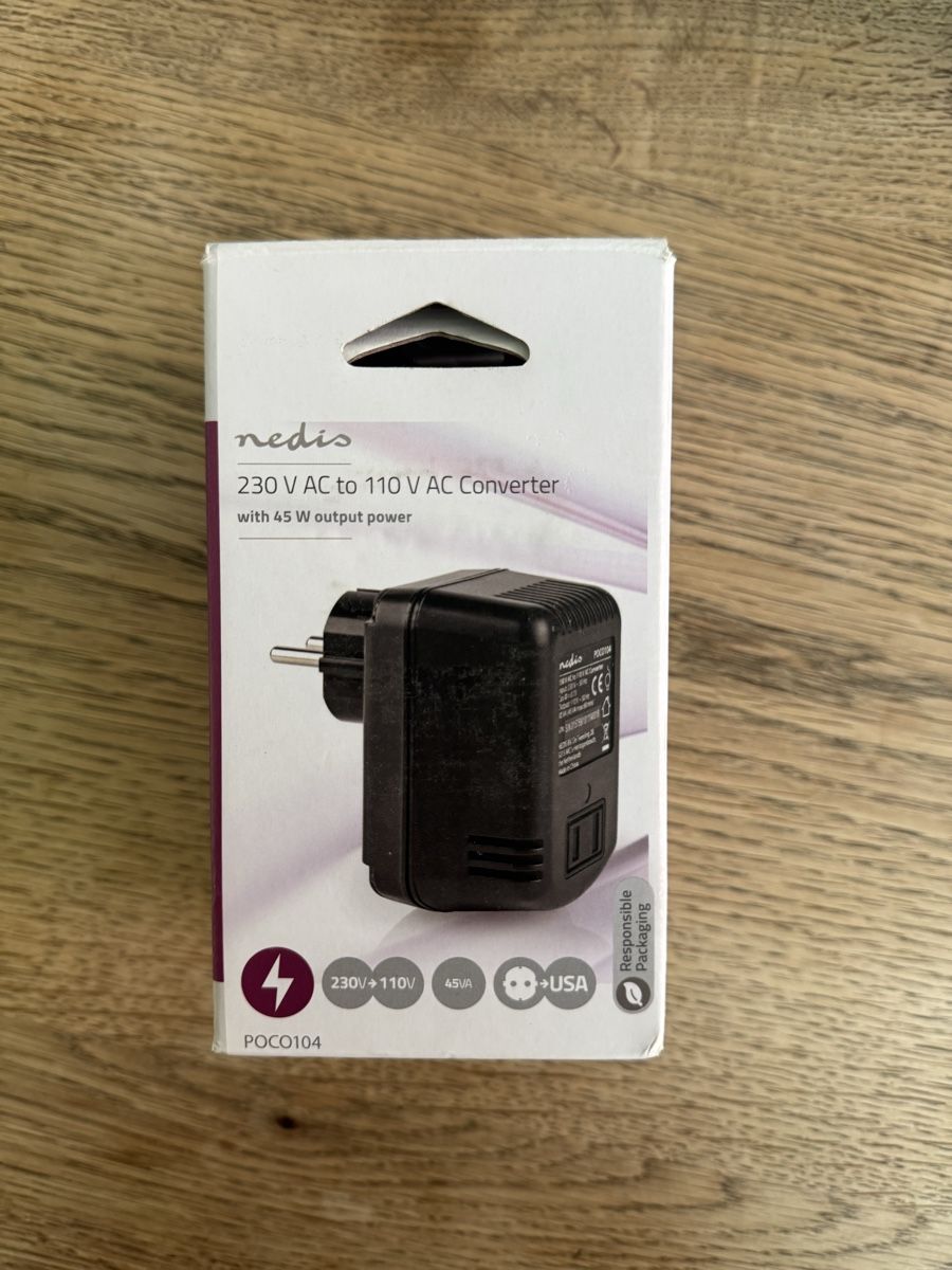 Convertitori: Spannungstransformator Nedis 230V AC zu 110V AC – Nuovo (secondo la descrizione) da Zürich venduto da lillaulrich 2