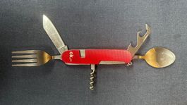 ok.- Multi-Tool: 6-in-1 Camping Besteck, neu!