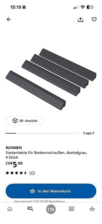 Rivestimenti per pavimenti: Gartenplatten – Usato da Reinach BL venduto da Celine216 4