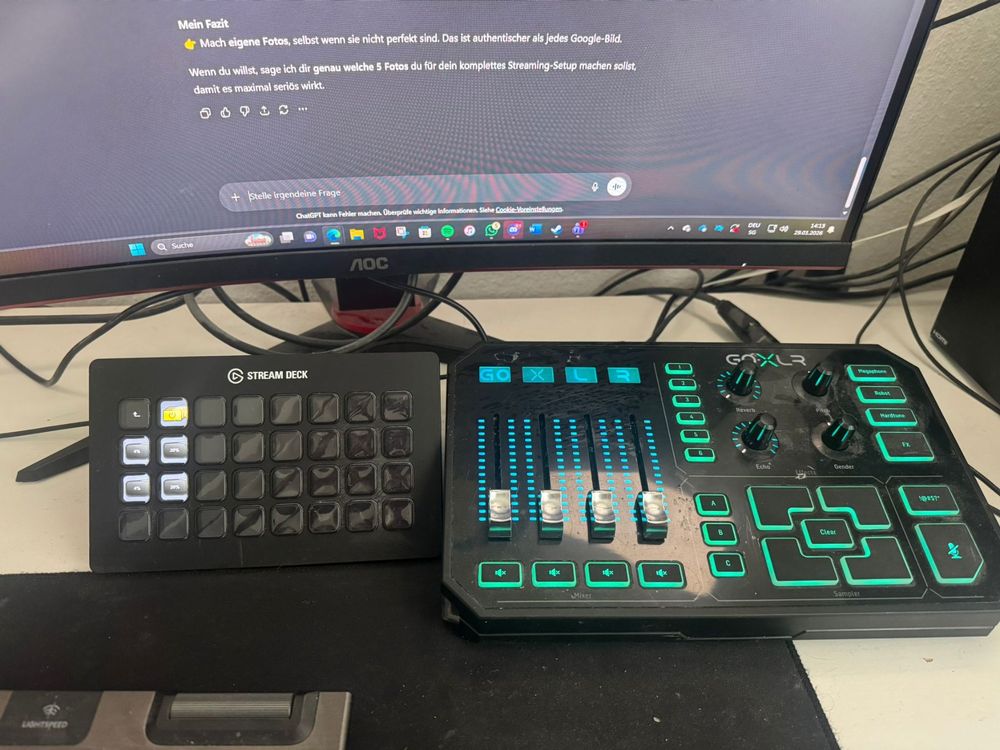 Komplettes Streaming-Setup (Elgato, Shure, GoXLR) (Neu (gemäss ...