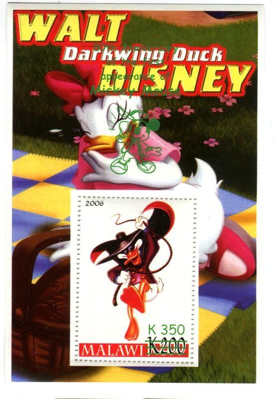 Tutti i francobolli: Block "Walt Disney. Darkwing Duck". Malawi – Nuovo e nell'imballaggio originale da Basel venduto da Butsch5