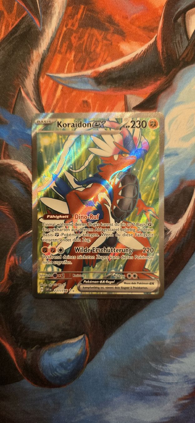 Pokémon Carte collezionabili: Pokemon Koraidon EX SVI DE – Nuovo (secondo la descrizione) da Goldswil venduto da downie84