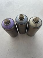 3 Dosen Sprühfarbe Montana Gold Light Lilac/Silver/Elm