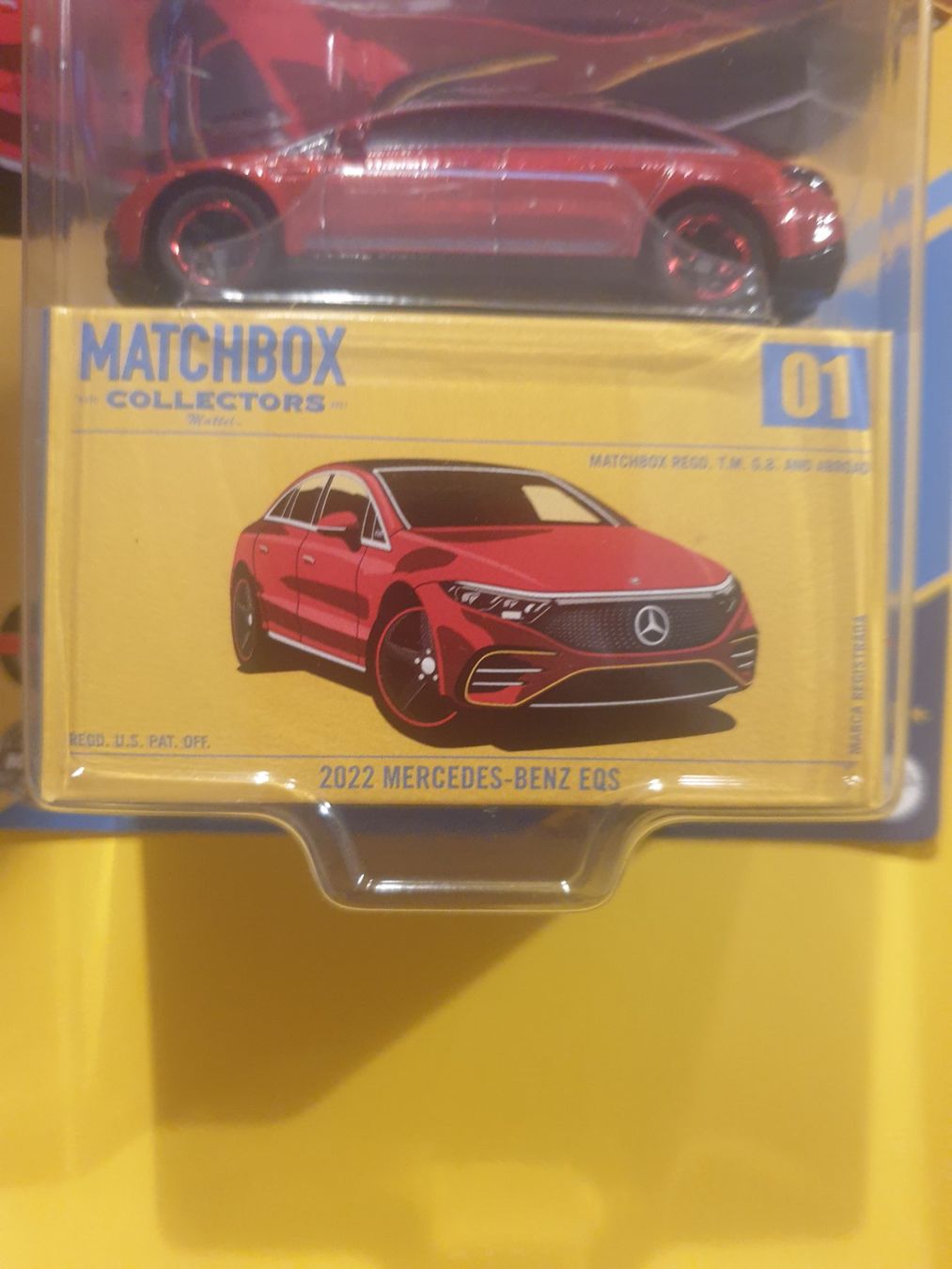 Matchbox Modellini d'auto: Matchbox 2022 MERCEDES-BENZ EQS – Nuovo e nell'imballaggio originale da Oftringen venduto da Rotor 6