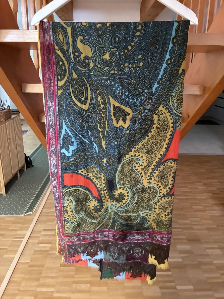 Etro Foulards & écharpes: Etro Paisley Wool Multicolor Shawl Schal Scarf – D'occasion à Münchenstein par B771