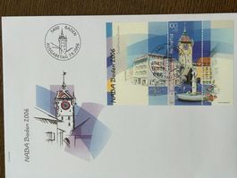 Sonderblock NABA-II-Baden AUSGABETAG 2006 FDC Z. Nr. 96 💦