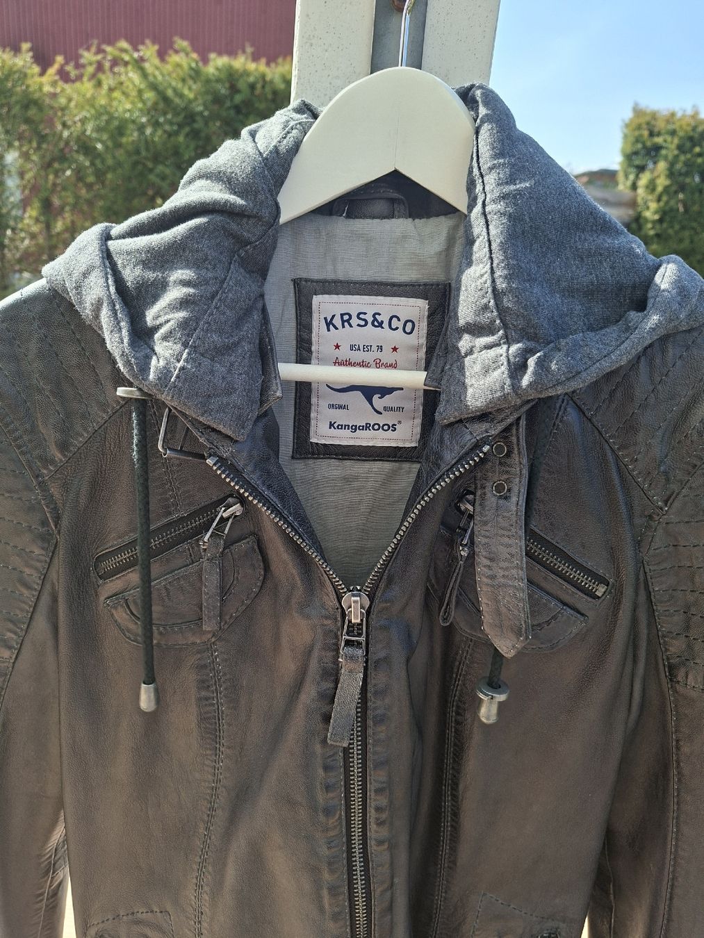 Giacche: Lederjacke mit Kapuze schwarz – Nuovo (secondo la descrizione) da Sirnach venduto da ronni30 4