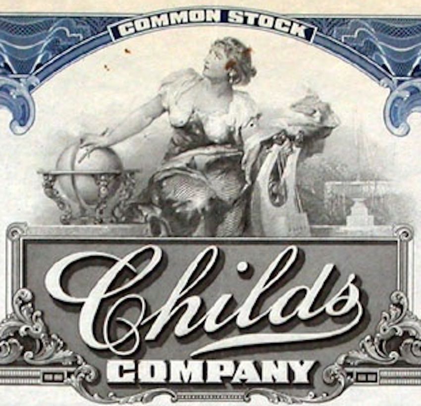 Documenti: Childs Company - 1925 – Usato da Solothurn venduto da Sgasche 1