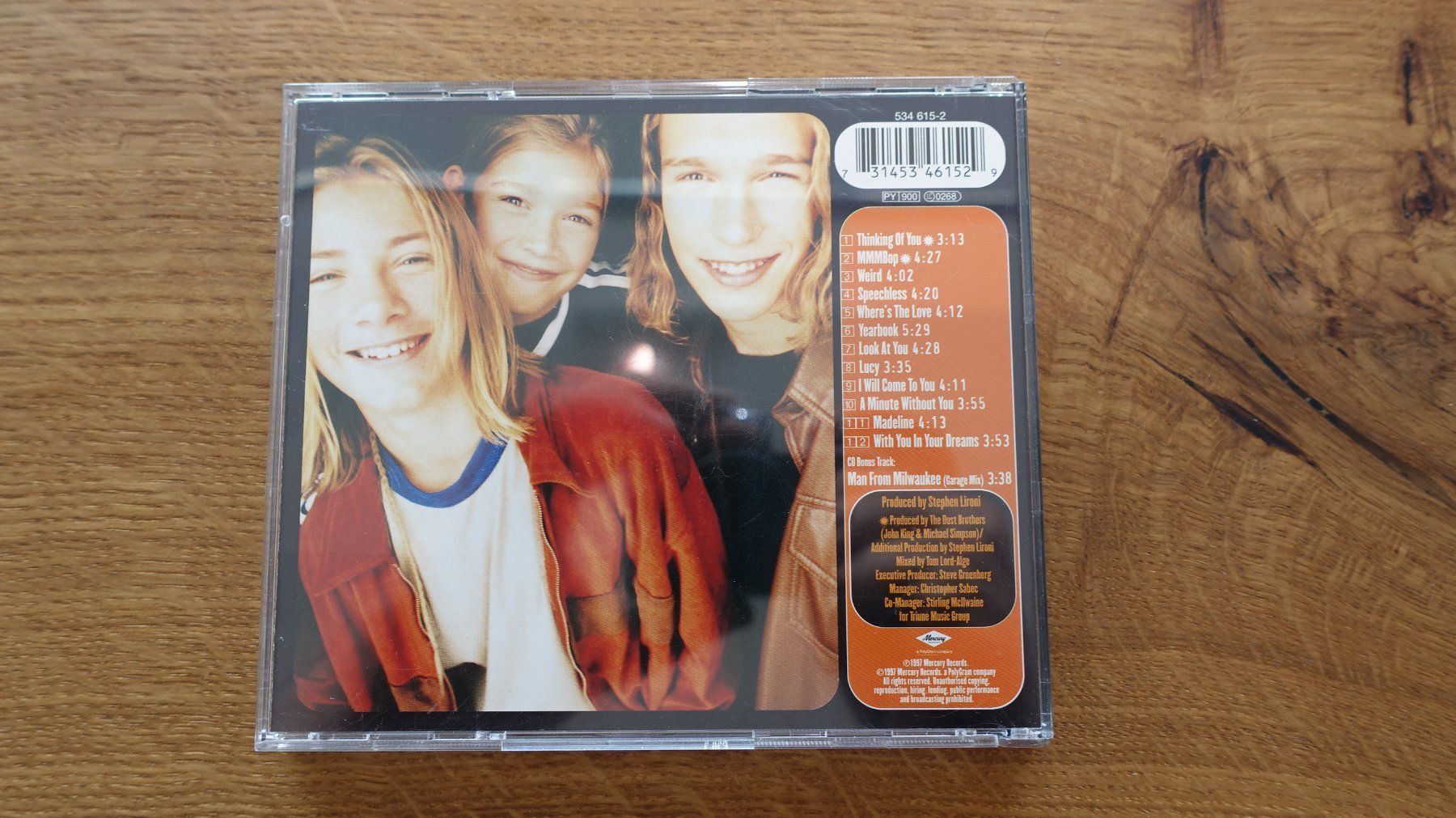 CD: CD - Hanson - MIDDLE OF NOWHERE – Usato da Schwyz venduto da Burnsdesign 1