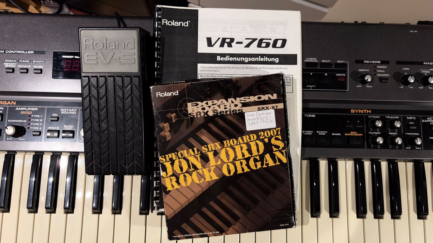 Roland Musikinstrumente: Roland V-Combo VR-760 + Zubehör – Gebraucht aus Winterthur von denisskoklive 6
