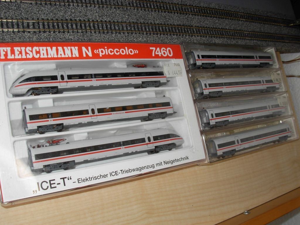 Fleischmann Modelleisenbahnen: N: DB ICE-T 7-teilig analog – Neu (gemäss Beschreibung) aus Oberrieden von Hobbyschiff 1