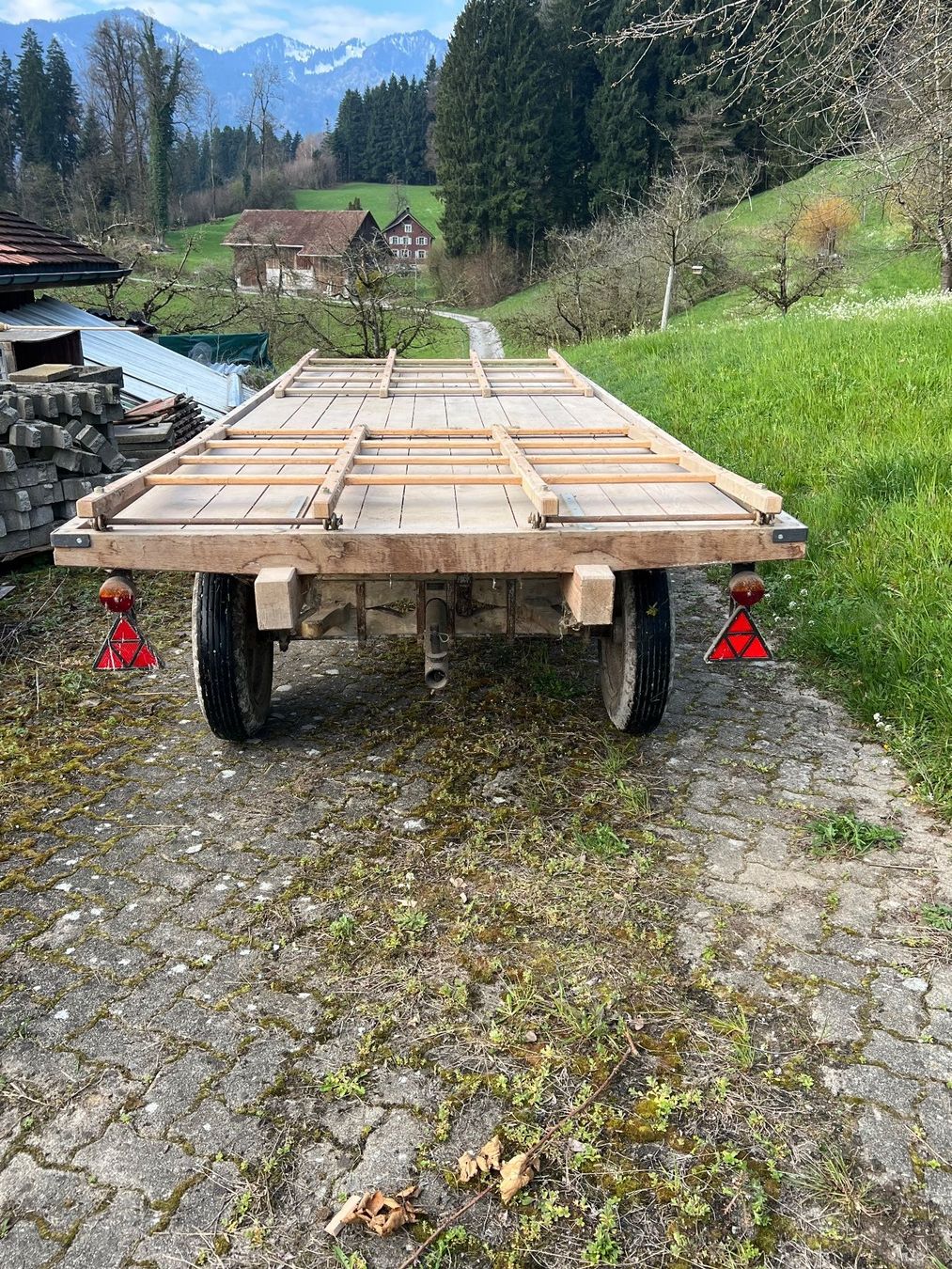 Rimorchi: Brückenwagen Holz mit Heugatter – Usato da Benken SG venduto da wingwinj 3