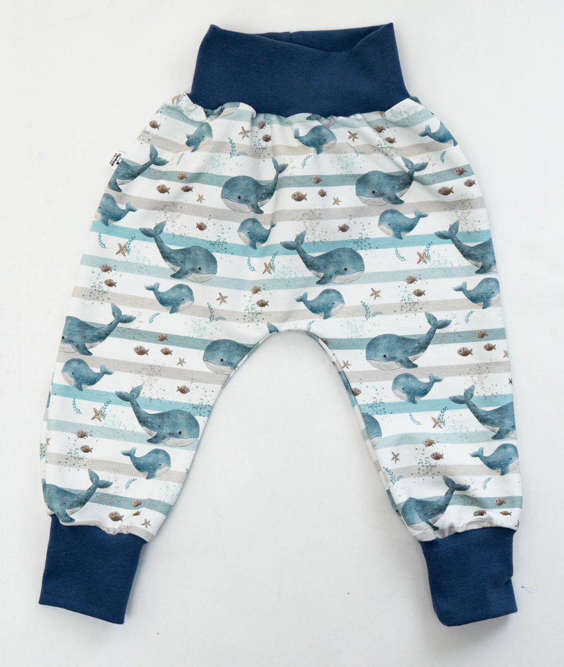 Pantaloni: Sweat Pumphose - Blauwale Gr.62/68 - NEU – Nuovo e nell'imballaggio originale da Zürich venduto da sambaum 1
