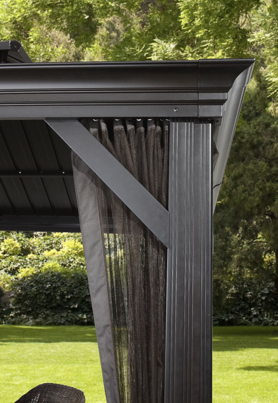 Casette da giardino & serre: Pavillon Messina 12x16 – Nuovo e nell'imballaggio originale da Erlinsbach venduto da Home-World 3