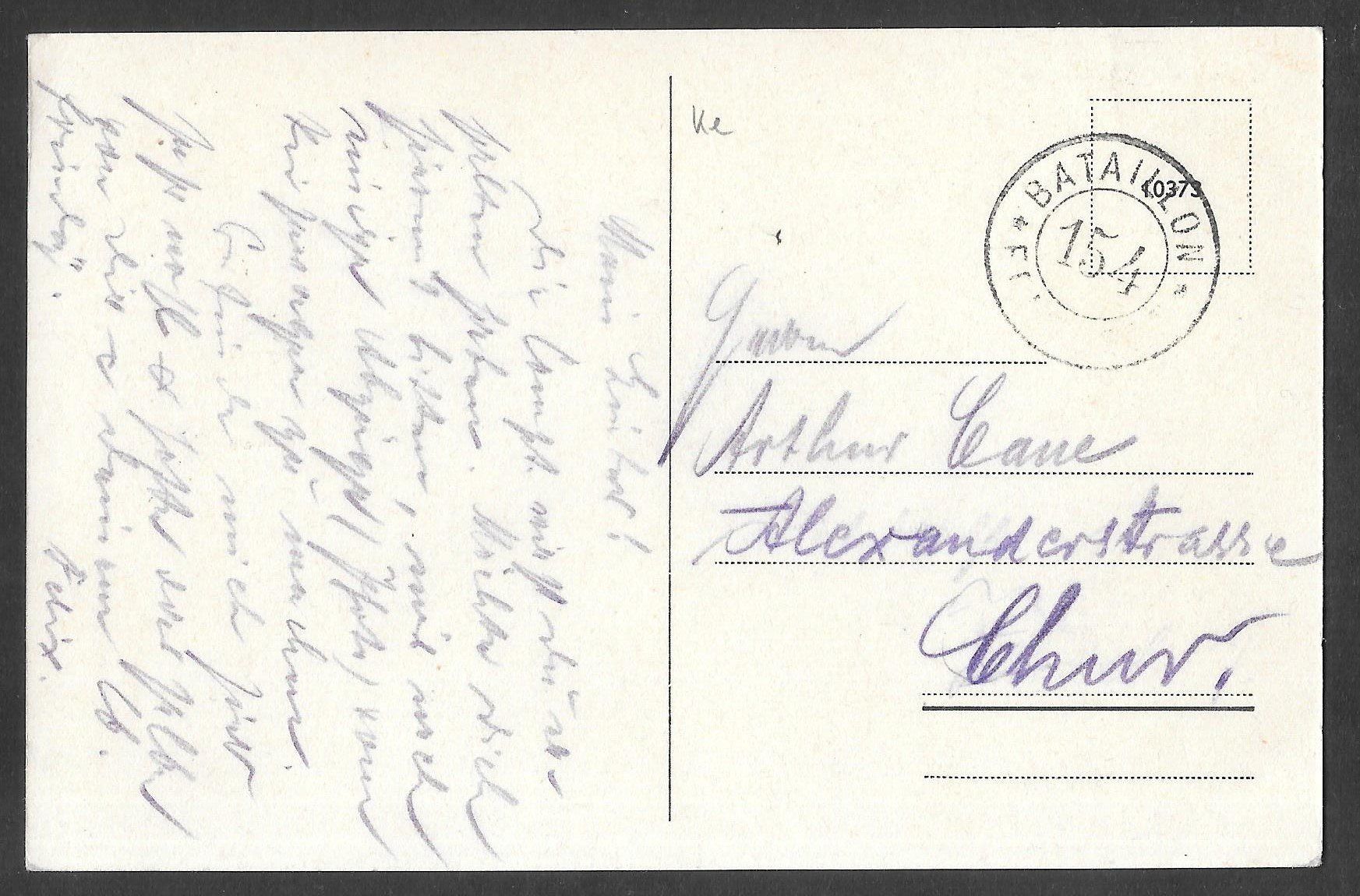 Cartoline postali: Giubiasco Teilansicht Feldpoststempel – Usato da Olten venduto da clotaldi 1