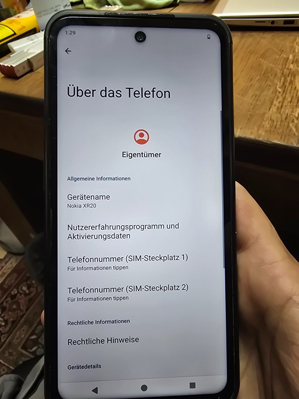Nokia Telefoni cellulari / Smartphones: Nokia XR20 Smartphone TA-1362 Android (Q) – Usato da Rorschach venduto da TimelessTrading