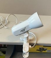 Klemmleuchte - Lampe 70er Vintage Weiss