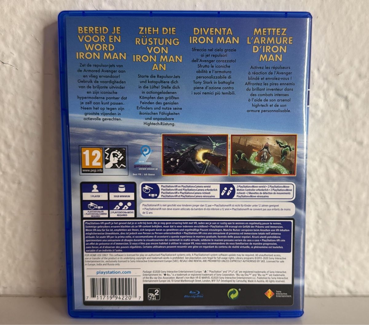 Sony Giochi: Iron Man VR PS4/PS5 Game - Perfect for Summer! – Usato da Ehrendingen venduto da bubulence 1