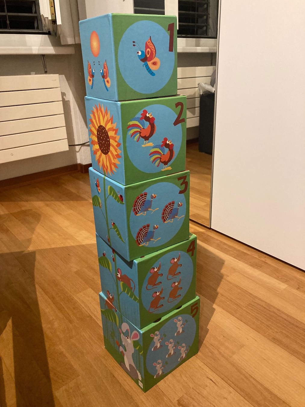 Giocattoli: SCRATCH - Stapelspiel Pyramide Bauernhof – Usato da Jona venduto da rahelg83 1