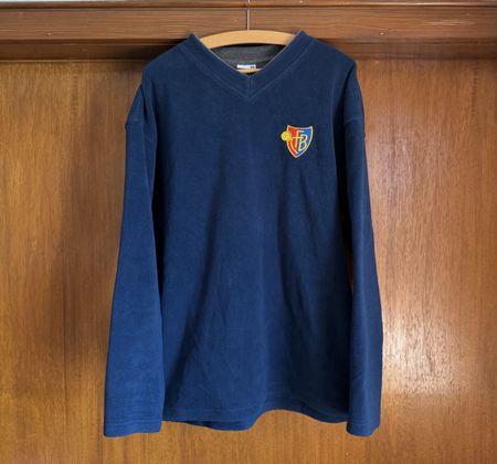 Vintage Pullover FC Basel Fussball, Gr. L