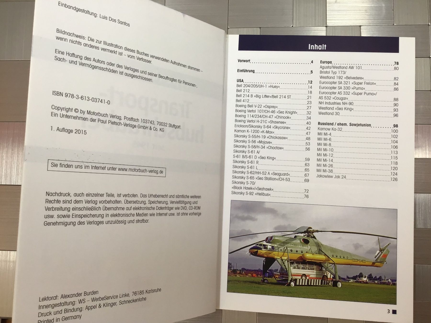Bücher: TRANSPORT-HUBSCHRAUBER – Gebraucht aus Männedorf von Spezial-Modelle 1