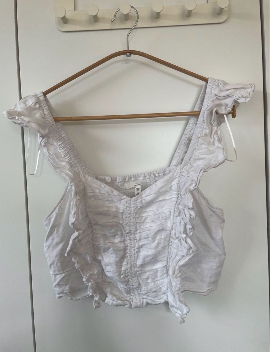 H&M Top: H&M Top Linen Blend - M – Usato da Wetzikon ZH venduto da dor_rmq2