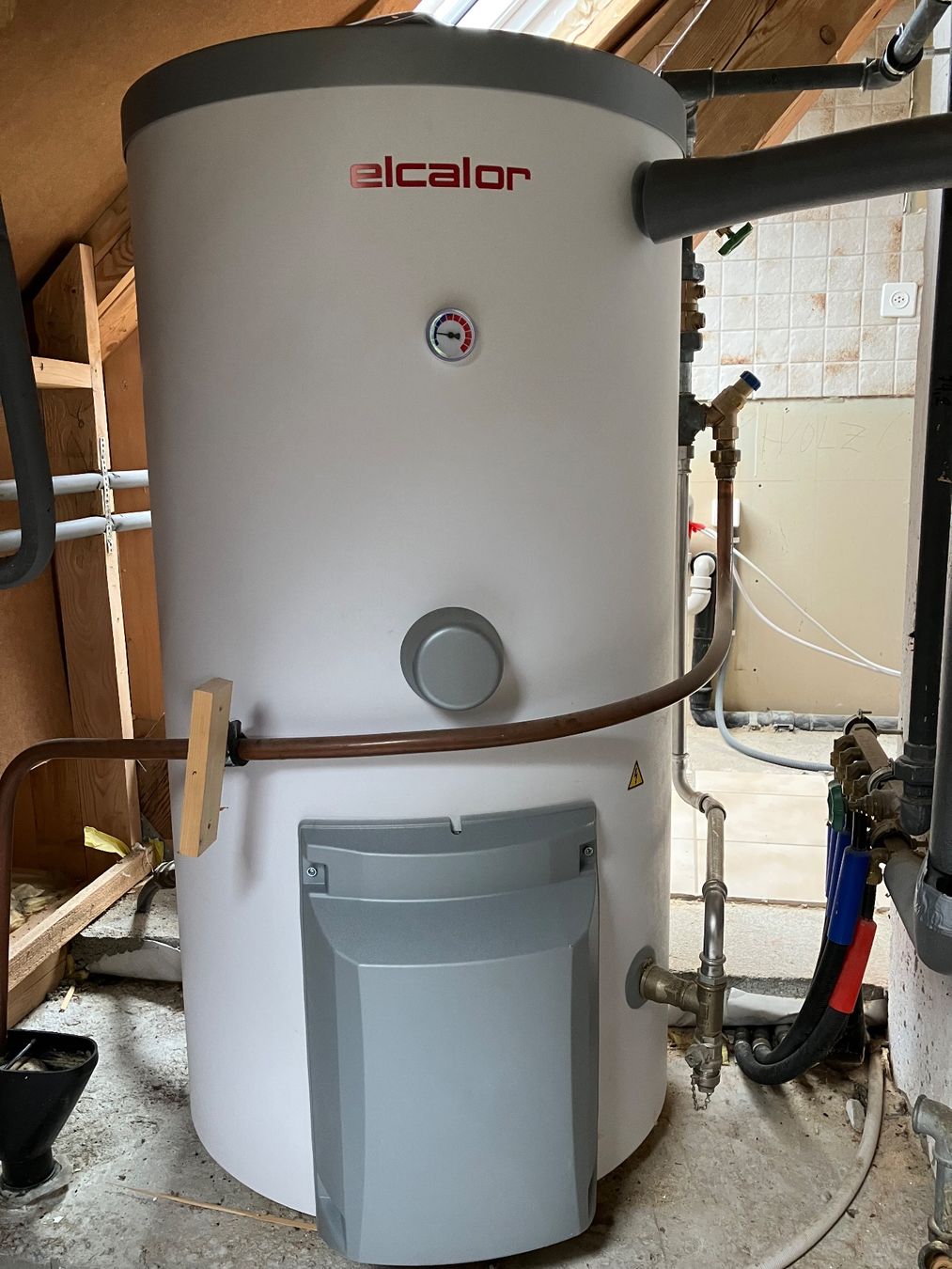 Sanitari: Stand-Warmwasserboiler Elcalor 200l – Usato da Schüpfen venduto da hes_w5ml