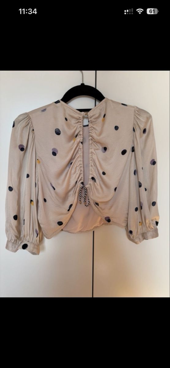 Tops: Crop Top pois beige taille 38 Sessun – Neu (gemäss Beschreibung) aus Yverdon-les-Bains von mat_tv6q 3