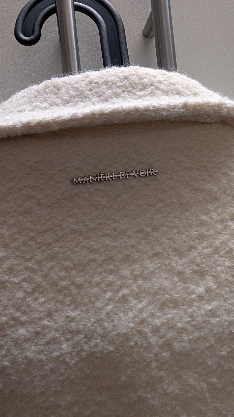 Giacche: Maniere De Voir Ivory Zip-Up Jacket - Size Large – Nuovo (secondo la descrizione) da Liestal venduto da ericx.oc 4
