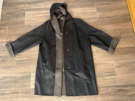Oska Wollmantel dunkelbraun Gr. 4 48  - 50/52