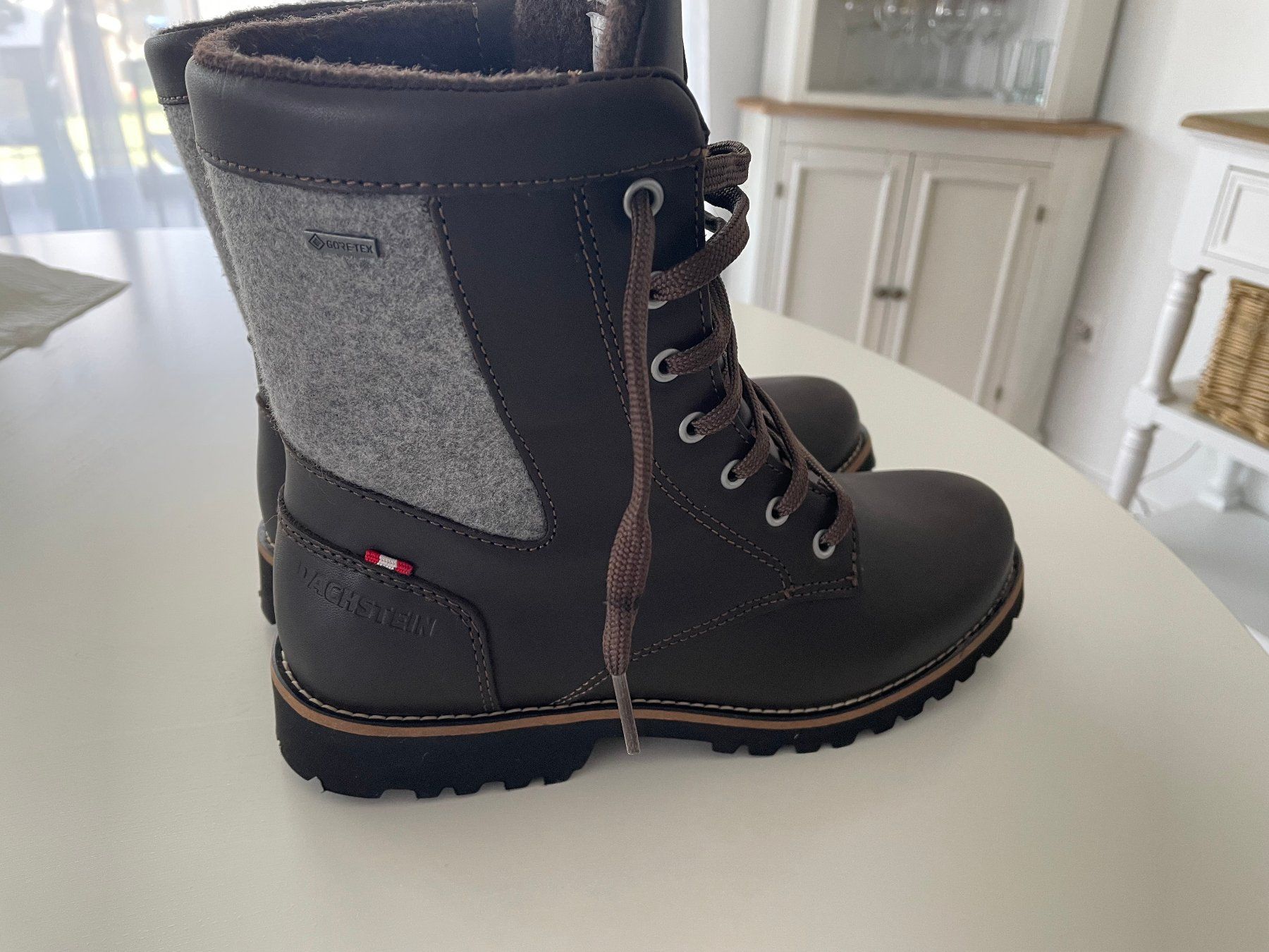 Dachstein Damenschuhe: Stiefel Dachstein Frieda GTX Dark Brown Damen – Neu und originalverpackt aus Dulliken von inf_mls2