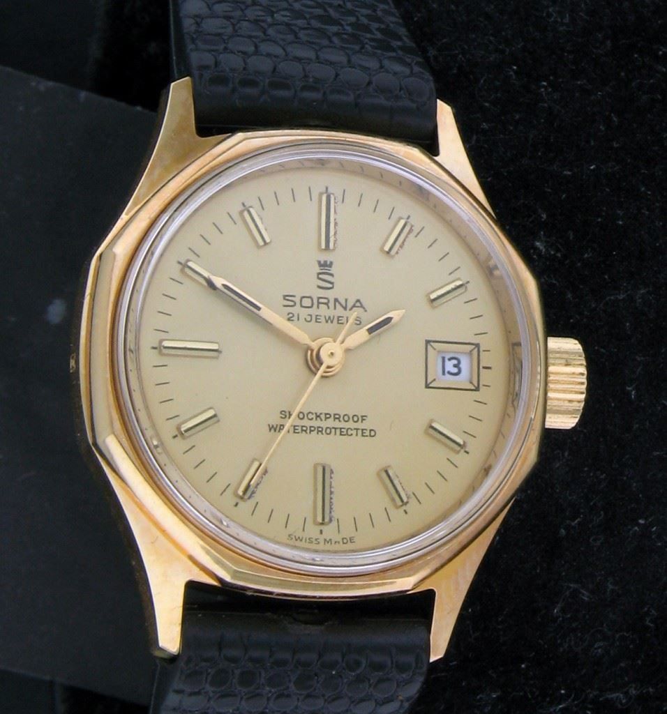 Orologi: Sorna Classic 1970er Lady mechanisch – Nuovo (secondo la descrizione) da Hirzel venduto da Dukduk 2