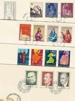 55 FDC-Slg Nr. 354-472 TOP FL ca 55 Briefe (FC146)