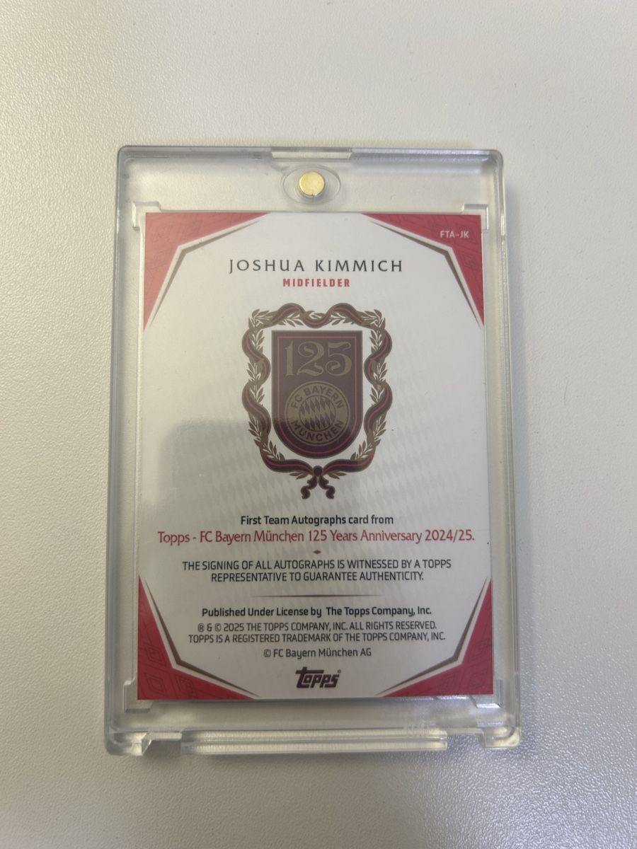 Autografi: FcBayern 125th Autogramm Joshua Kimmich – Nuovo (secondo la descrizione) da Kloten venduto da der_df25 3