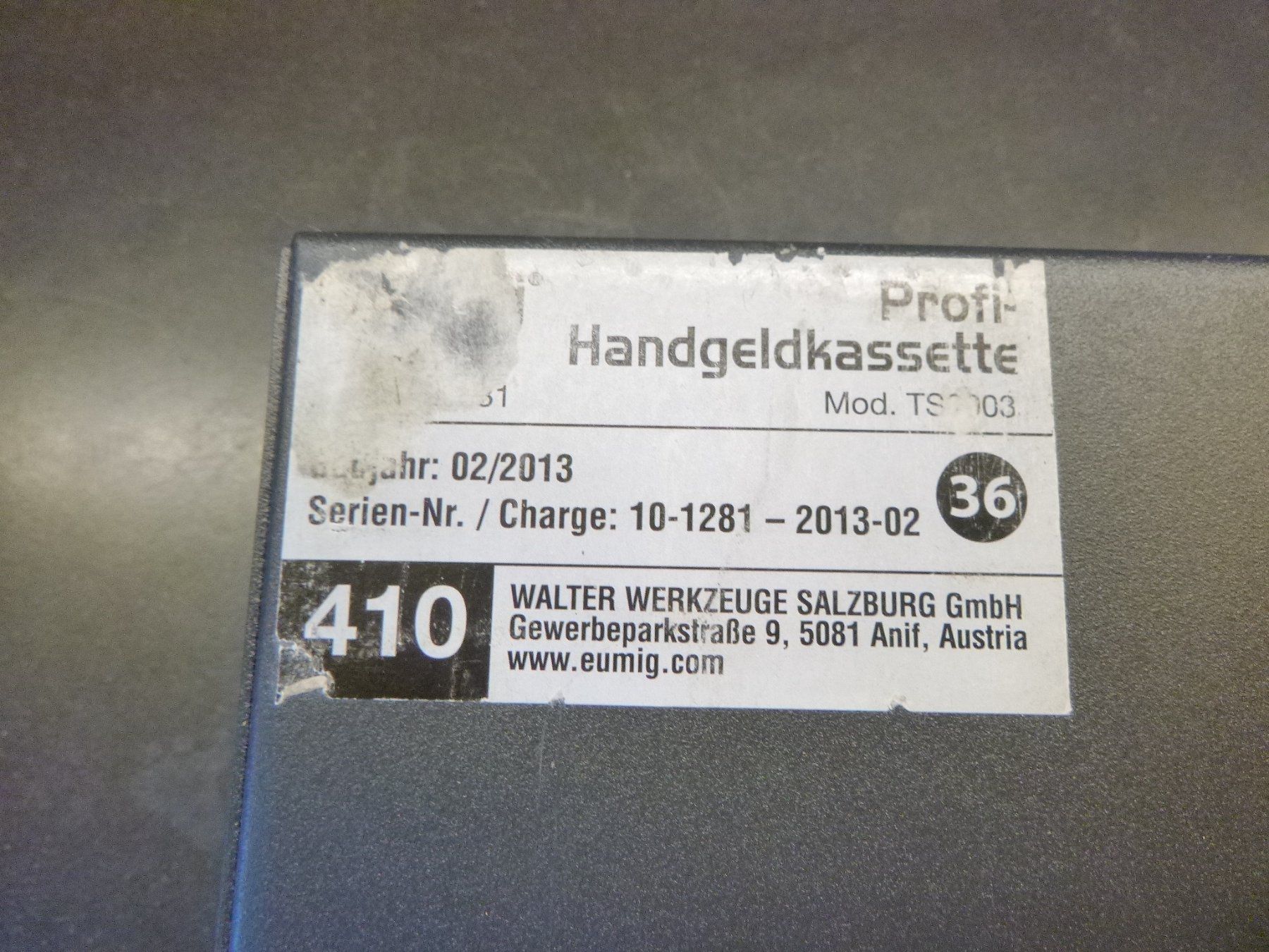 Caisses enregistreuses: Geldkassette Eumig – D'occasion à Freudwil par Traktor57 3