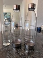 2 SodaStream Flaschen Kunststoff transparent gebraucht 840ml