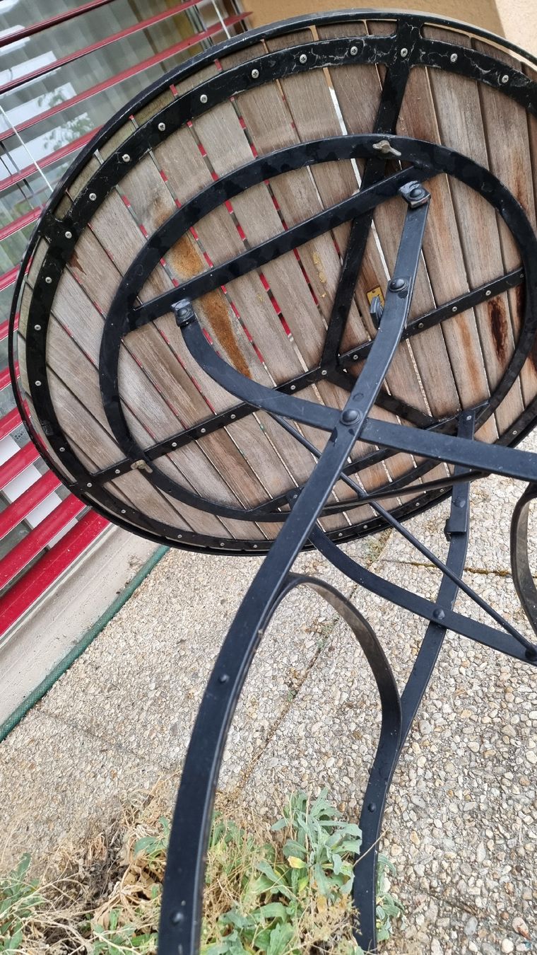 Garpa Tavoli: GARPA FONTENAY Teaktisch 90 cm – Usato da Twann venduto da MW51 3