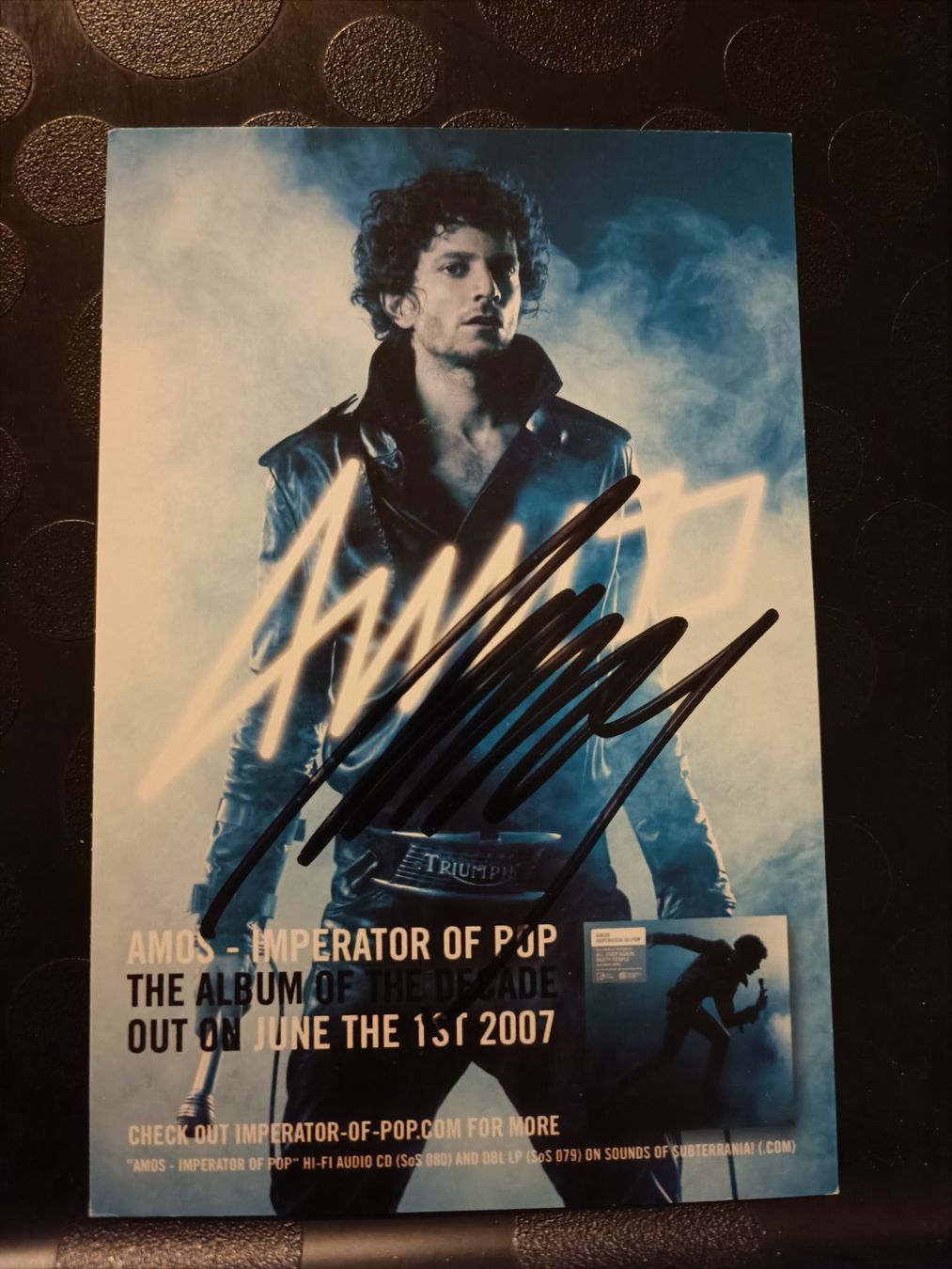 Autografi: Amos - Autogrammekarte - handsigniert – Usato da Menziken venduto da Artographs