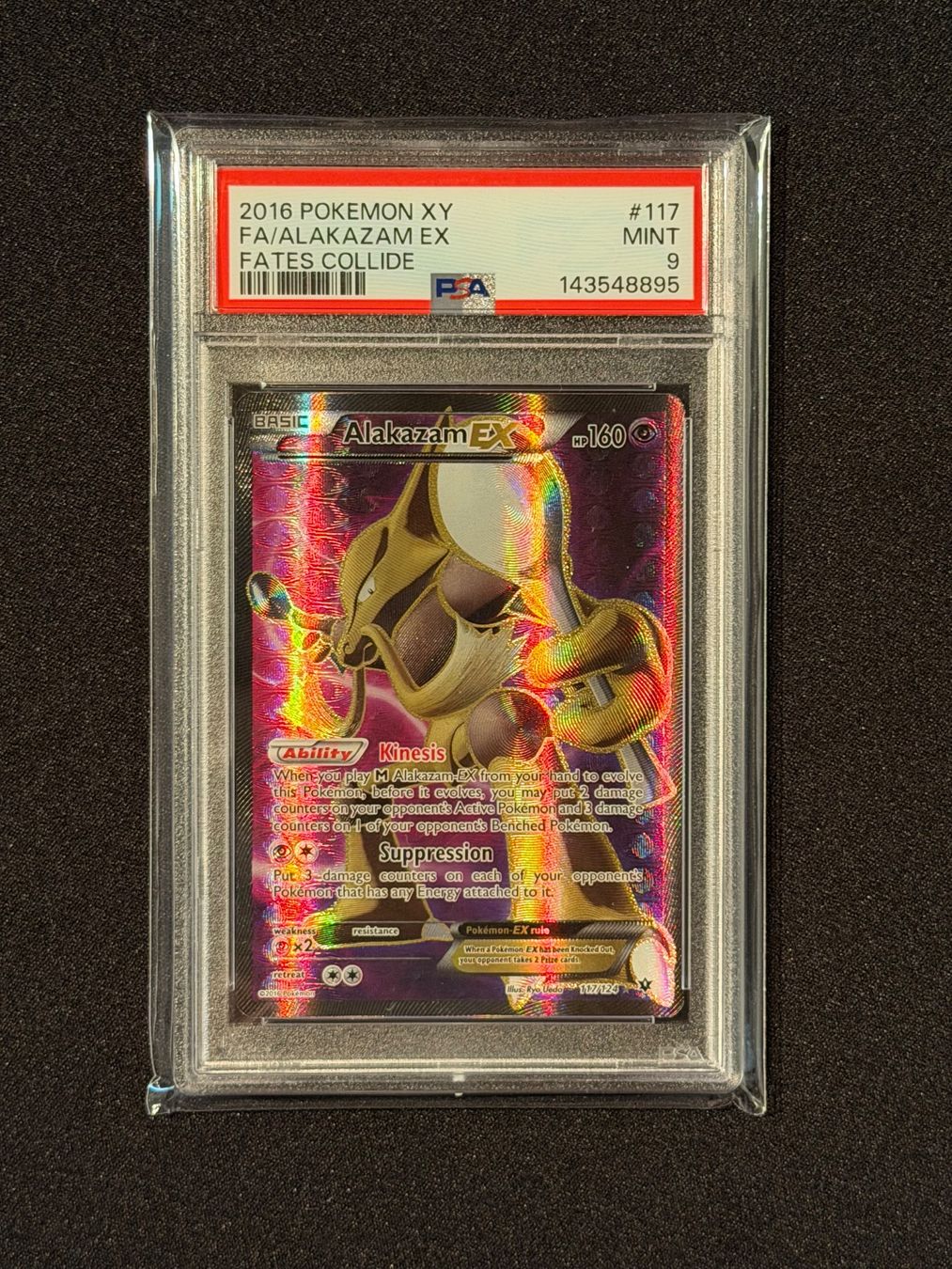 Pokémon Carte collezionabili: Alakazam ex 117/124 - PSA 9 – Usato da Ilanz venduto da caui