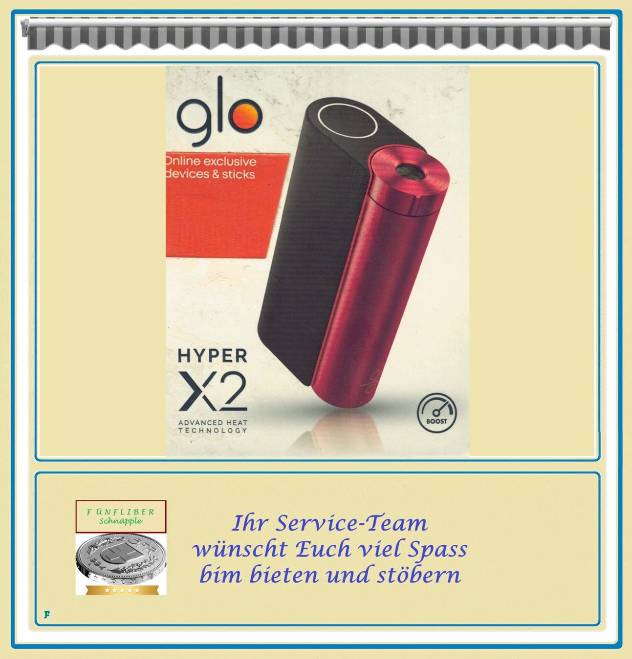 Glo Autres tabacs: glo™ • HYPER X2 in rot – D'occasion à Münchwilen TG par FDOF_SHOP 1