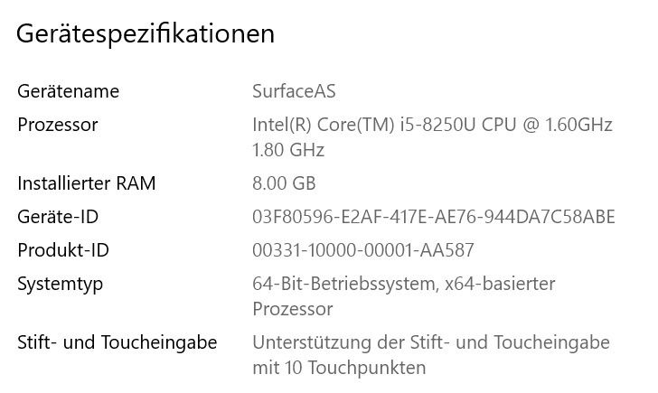 Microsoft Notebook: Microsoft Surface Pro 6 Black Edition Top Zustand – Usato da Ostermundigen venduto da Schneiti76 2