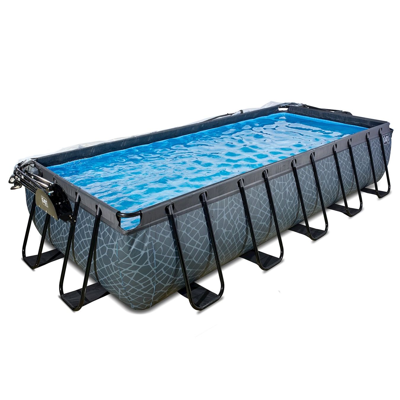 Piscine: Stone Pool 540x250x100cm mit Sandfilterpumpe und Abdeckung – Nuovo e nell'imballaggio originale da Wängi venduto da LiqKojote 2