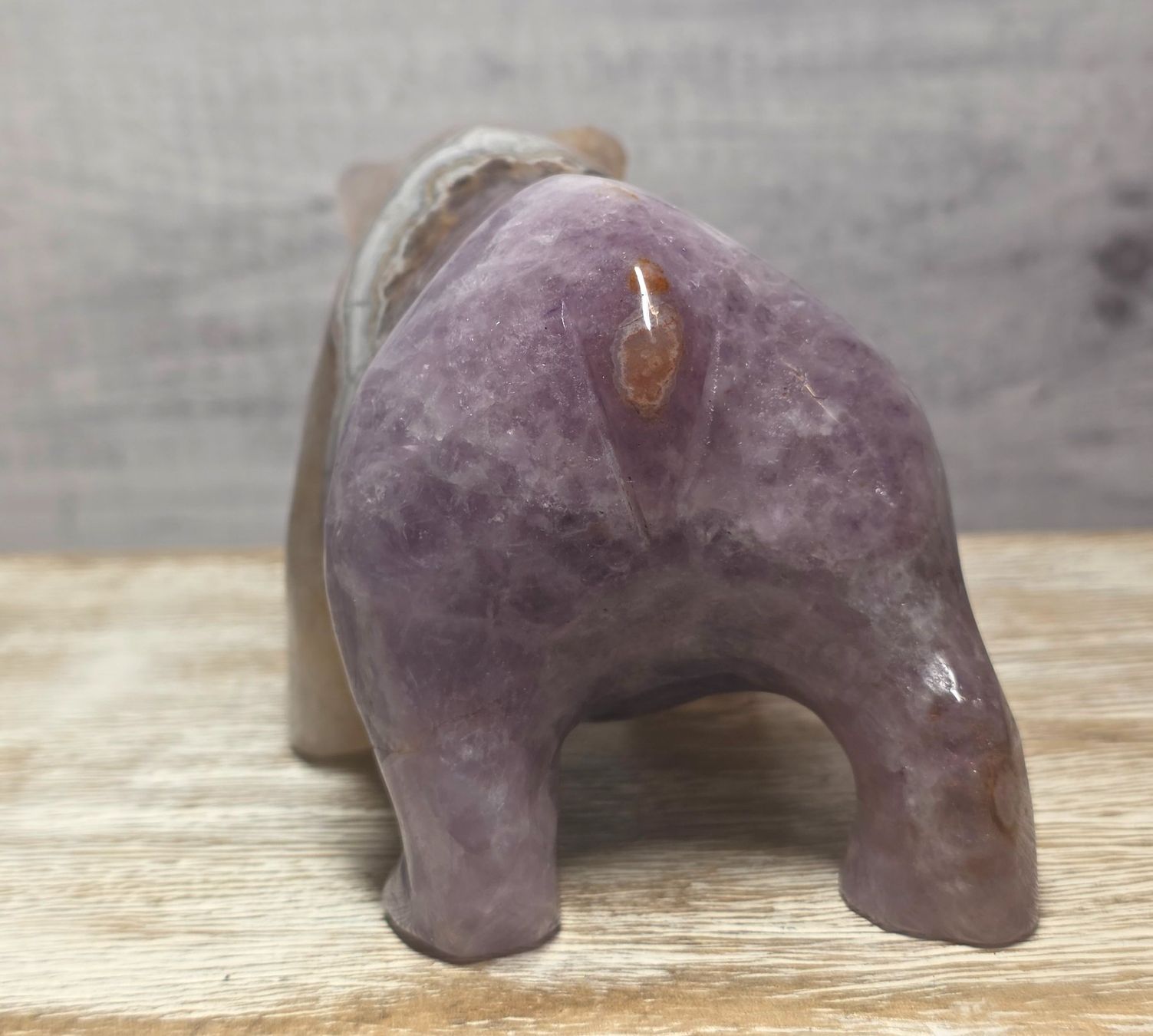 Minerali & Pietre curative: Amethyst-Achat Eisbär 568g – Nuovo e nell'imballaggio originale da Matzingen venduto da Shay_Crystalz 2