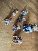 7er Set Teddys Winterfiguren Dekofiguren Charm Teddys gut er