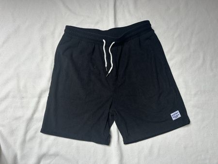 Schwarze Cord Shorts für den Sommer, Grösse L, Neu