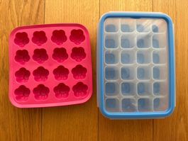 Used Ice Cube Tray Maker with Lid, 24 Cubes, Summer Fun!