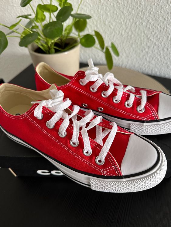 Converse discount rouge femme