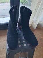 Bottines T38, noires tissus chic femme, confortables